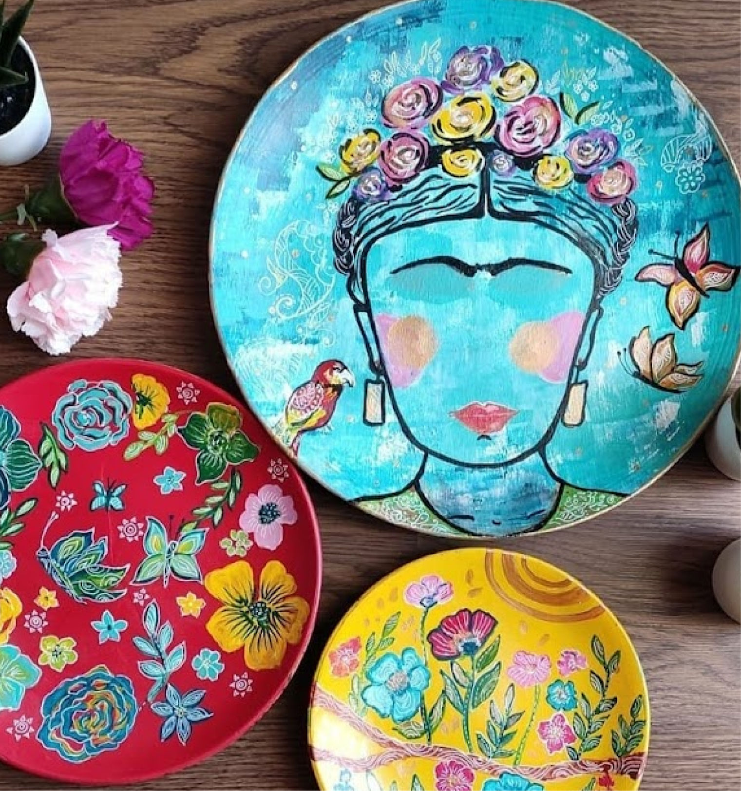 Buddha Themed Wall Plate